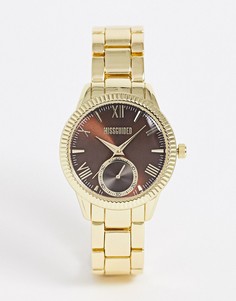 Золотистые наручные часы Missguided MG006GM-Золотой