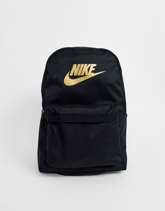 Черный рюкзак с логотипом Nike