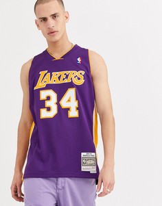 Фиолетовая майка Mitchell & Ness LA Lakers Shaquille ONeal-Фиолетовый