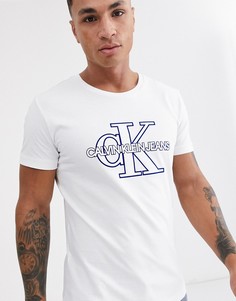 Футболка Calvin Klein Jeans-Белый