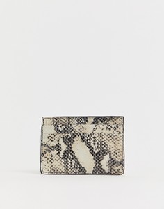 Визитница с эффектом змеиной кожи Vagabond Bifrost-Мульти