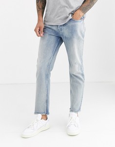 Джинсы в винтажном стиле ASOS DESIGN Cone Mill Denim American classic-Синий