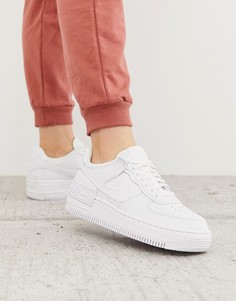 Белые кроссовки Nike Air Force 1-Белый