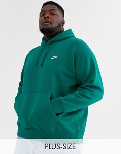 Зеленый худи Nike Plus Club
