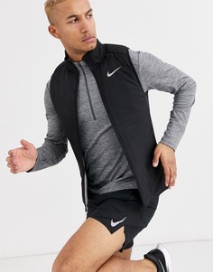 Черная майка Nike Running Aerolayer-Черный