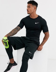 Черная футболка Nike Pro Training-Черный