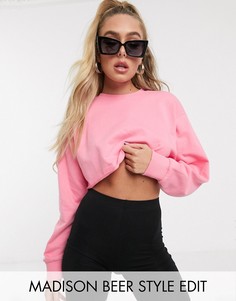 Розовый кроп-топ ASOS DESIGN