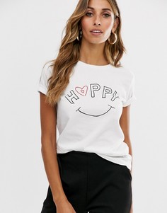 Футболка PS Paul Smith happy-Белый