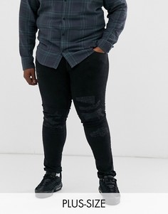 Черные джинсы скинни Jack & Jones Intelligence-Черный