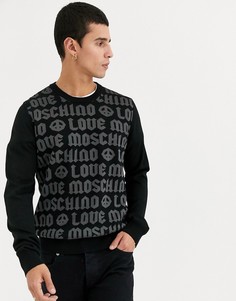 Черный джемпер Love Moschino
