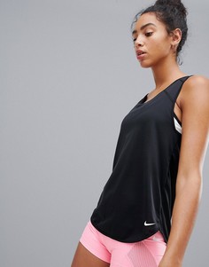 Черная майка Nike Training-Черный