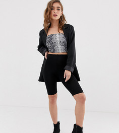 Базовые шорты-леггинсы ASOS DESIGN Petite-Черный