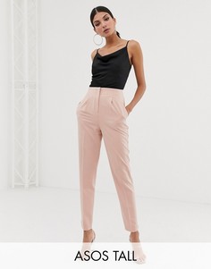 Брюки-сигареты ASOS DESIGN Tall-Розовый