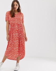 Платье миди Blend She-Красный