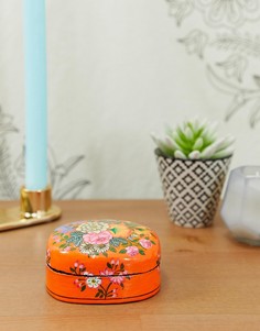 Шкатулка для хранения мелких вещей с ручным цветочным рисунком Ian Snow-Мульти