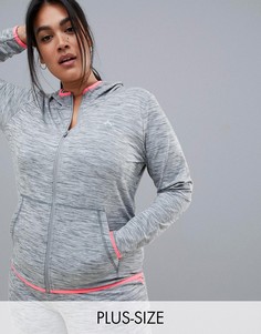 Худи Only Play Curvy Plus-Серый