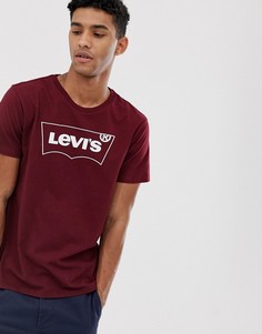 Футболка с флоковым логотипом Levis cabernet-Красный Levis®