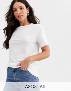 Белая футболка из лиоцелла ASOS DESIGN Tall-Белый
