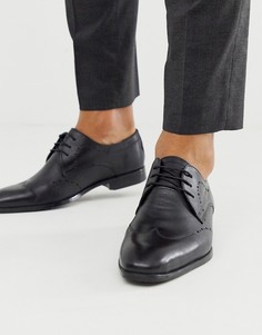 Черные кожаные туфли Silver Street-Черный