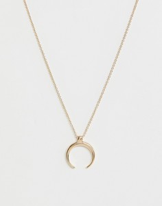 Ожерелье с подвеской-косточкой Pieces-Золотой