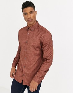 Оранжевая фактурная рубашка Jack & Jones Premium-Красный