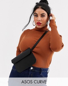 Сумка-кошелек на пояс ASOS DESIGN Curve-Черный