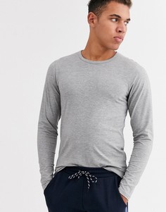 Серый лонгслив Jack & Jones Essentials