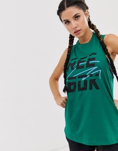 Зеленая майка Reebok - Training-Зеленый