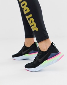 Черные кроссовки Nike Running Epic React-Черный