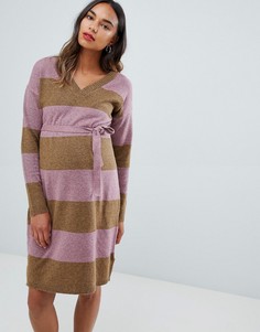 Платье-джемпер в полоску Mamalicious-Мульти Mama.Licious