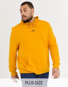 Худи янтарного цвета River Island Big & Tall-Оранжевый