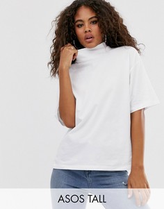 Белая футболка с короткими рукавами ASOS DESIGN Tall-Белый