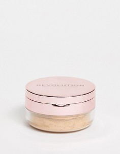 Консилер и закрепляющая пудра темного медового оттенка Revolution-Бесцветный