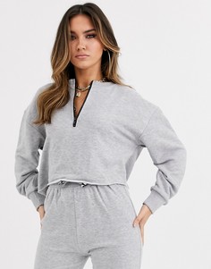 Короткий свитшот от комплекта Public Desire-Серый