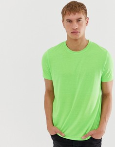 Футболка с необработанным краем Brave Soul-Зеленый