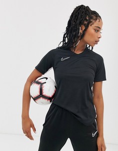 Черный топ Nike Football - academy