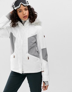 Белая лыжная куртка Roxy Atmosphere-Белый