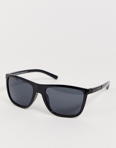 Черные солнцезащитные очки в квадратной оправе SVNX-Черный 7X