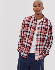 Фланелевая рубашка в клетку Scotch and Soda-Красный