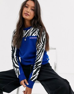 Свитшот с принтом \зебра\" Vans-Черный