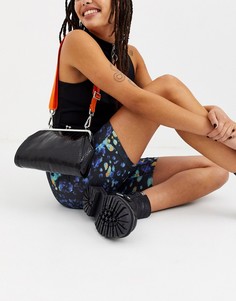Сумка с ремешком контрастного цвета ASOS DESIGN-Черный