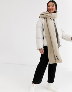 Персонализированный шарф с инициалом \A\" ASOS DESIGN-Розовый