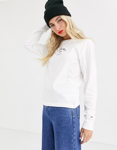 Лонгслив Tommy Jeans Americana-Белый