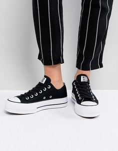 Черные кеды на платформе Converse Chuck Taylor All Star Ox-Черный