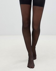 Прозрачные моделирующие колготки с удлиненными шортиками Pretty Polly In Shape-Черный