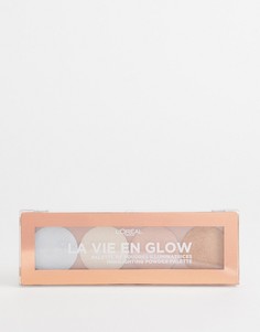 Палитра хайлайтеров LOreal Paris La Vie En Glow Cool Glow-Мульти