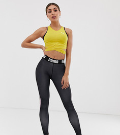 Моделирующие леггинсы с полосками Puma эксклюзивно для ASOS-Черный