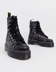 Черные ботинки Dr Martens Jadon xl-Черный