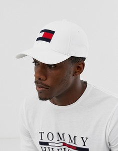 Бейсболка с большим флагом Tommy Hilfiger-Белый