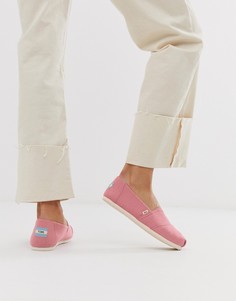 Розовые эспадрильи TOMS-Розовый